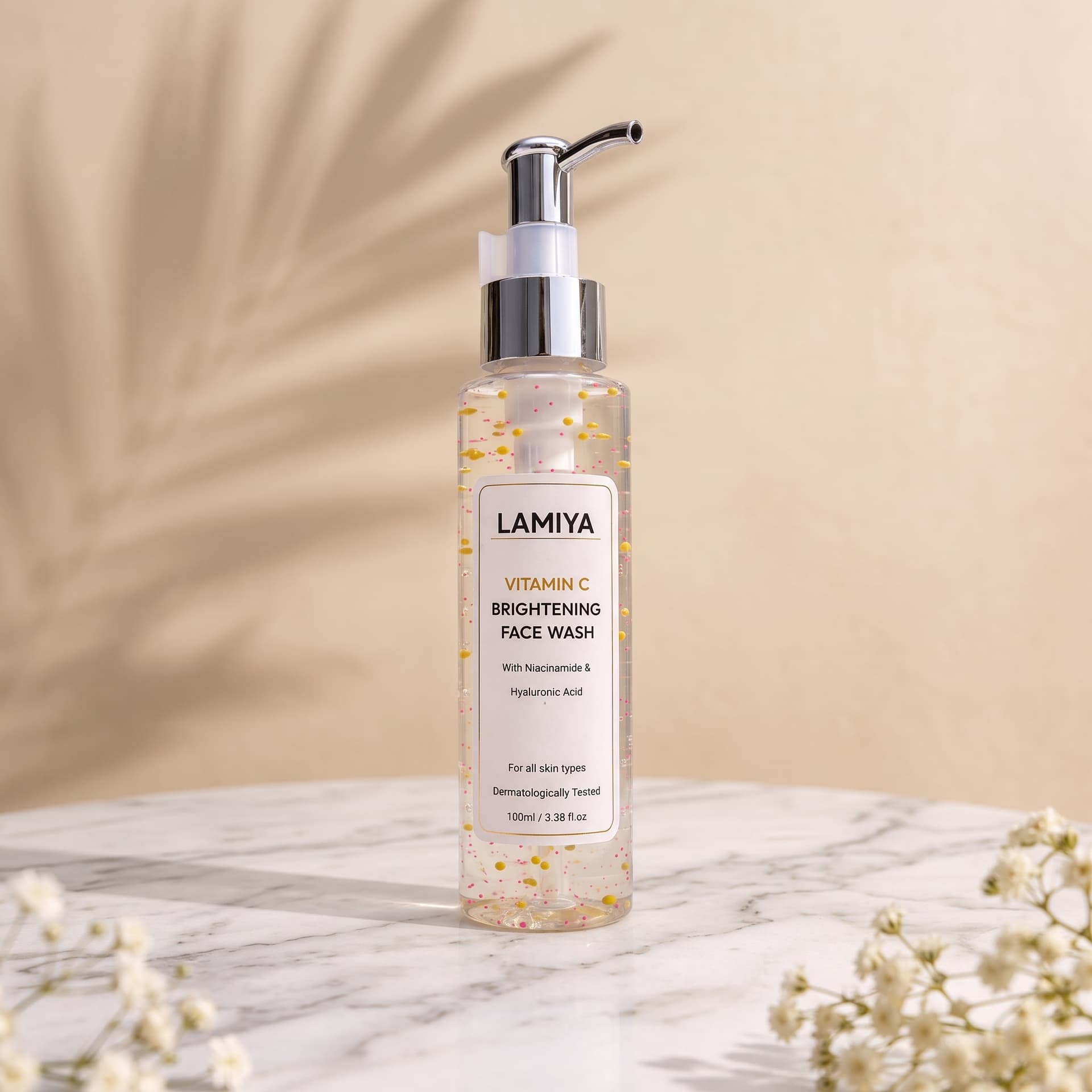 Lamiya Vitamin C Brightening Face Wash with Niacinamide & Hyaluronic Acid - 100ml — view 1